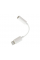 Переходник Kin Lighting(M) => Jack 3.5mm(F), 5см, White, Box