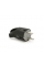 Вилка с заземлением угловая с кольцом, 16A 250V, A112B, Black