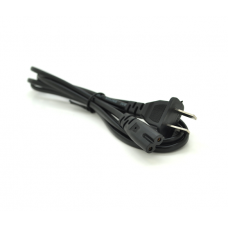 Кабель живлення CN 1.2m, 0.5mm, PC-184 / 2 A-C7 2 pin (американський роз'єм), Black, OEM
