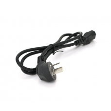 Кабель живлення CN-3 1.2m, 0.5mm, PC-184 / 2 CPCS-C13 3 pin (китайський роз'єм), Black, OEM