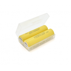 Аккумулятор 18650 Li-Ion LG LGDBHE21865, 1600mAh, 20A, 4.2 / 3.6 / 2.5V, Yellow , PVC BOX, 2 шт в упаковке, цена за 1 шт