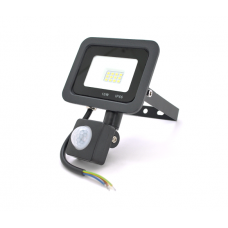Прожектор LED c датчиком движения Ritar ZB-PGGY-10W, 10W, SMD2835, IP65, 800Lm, 6500K (100%), Ra>70, 104*91.5*40mm, Black