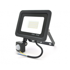 Прожектор LED c датчиком движения Ritar ZB-PGGY-20W, 20W, SMD2835, IP65, 1600Lm, 6500K (100%), Ra>70, 113*106.5*40mm, Black