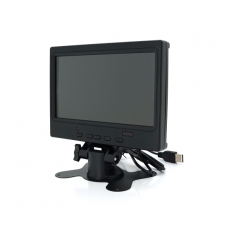 Монитор для видеонаблюдения 7"(16:9) панель IPS, AV / VGA / HDMI разъемы + touchscreen, 1024*600ips, 12-24V, BOX