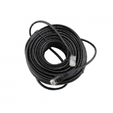 Патч-корд литой RITAR, CCA, UTP, RJ45, Cat.5e, 30m, черный