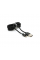 Магнитный кабель PiPo USB 2.0 / Lighting, 2m, 2А, тканевая оплетка, бронированный, съемник, Black, BOX