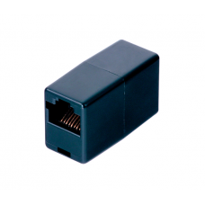 Соединитель RJ45 8P8C мама / мама RJ45 для соединения кабеля, черный