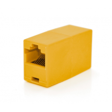 Соединитель RJ45 8P8C мама / мама RJ45 для соединения кабеля, оранжевый
