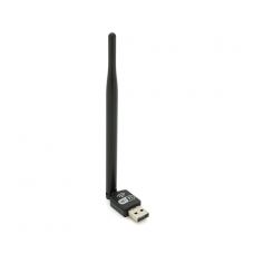 Бездротовий мережевий адаптер з антеною 10см Wi-Fi-USB LV-UW10-5DB MTK7601, 802.11bgn,150MB, 2.4GHz,WIN7 / XP / Vista / 2K / MAC / LINUX