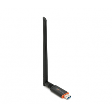Беспроводной сетевой адаптер Wi-Fi-USB3.0 Merlion LV-UAC13, RTL8812BU, с антенной 20см, 802.11bgn, 1200MB, 2.4 GHz, Blister