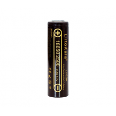 Аккумулятор 18650 Li-Ion LiitoKala Lii-25A, 2500mah （2450-2650mah）, 3.7V (2.75-4.2V), Black, PVC BOX