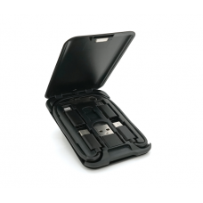 Кабель KSC-325 KUHE 3 in 1 Micro / Iphone / Type-C, 3A, длина 1м, Black, BOX