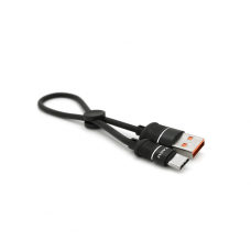 Кабель iKAKU KSC-351 XUNDIAN series for TYPE-C, Black, длина 0,25м, 5А, BOX