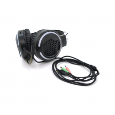 Наушники с микрофоном iKAKU KSC-454 YOUMING, Black, jack3.5+2xUSB, подсветка, Box, (230*187*105) 0,364кг