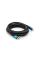 Кабель Merlion HDMI-HDMI 4Kx2K Ultra HD, 3.0m, v2,0, круглый Black, коннектор Blue, Blister-box
