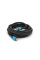 Кабель Merlion HDMI-HDMI 4Kx2K Ultra HD, 5.0m, v2,0, круглий Black, коннектор Blue, Blister-box