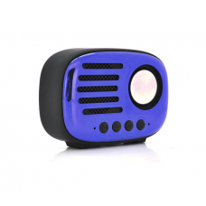 Колонка A4 Bluetooth 4.1 до 10m, 1х5W, 4Ω, 600mAh, ≥90dB, TF card / USB, DC 5V, Blue