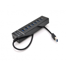 Хаб USB 3.0 UH-703 (7 портов USB3.0) поддержка до 1TB, Blister