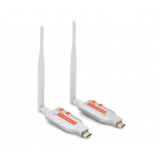 Одноканальный активный удлинитель HDMI сигнала по WIFI 4К100 . Дальность передачи: до 100 метров, 4К
