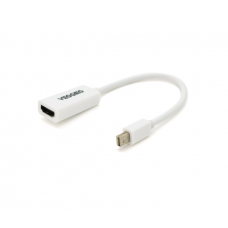 Конвертер VEGGIEG MH-W Display Port (тато) на HDMI (мама), 25cm, White, Пакет
