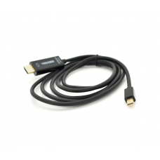 Кабель VEGGIEG MH-1.5 MiniDisplay Port (тато) на HDMI (тато), 1,5m, підтримує 1920 * 1080, Black, Пакет