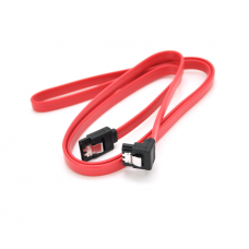 Кабель інтерфейсний VEGGIEG ST310 SATA3.0, 1м, загнутий з защіпкою, червоний