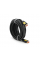 Кабель VEGGIEG HA-5 HDMI-HDMI 4K UHD, 5.0m, v2,0, OD-4.0mm, круглий, Black, коннектор Black-YELLOW