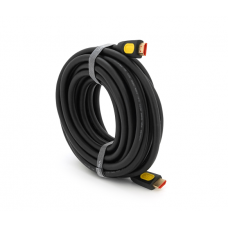 Кабель VEGGIEG HA-8 HDMI-HDMI 4K UHD, 8.0m, v2,0, OD-4.0mm, круглий, Black, коннектор Black-Metal, Box
