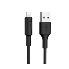 Кабель Hoco X25 Soarer, Lightning-USB, Black, длина 1м, BOX