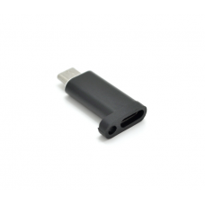 Переходник VEGGIEG TC-102 Type-C(Female) - Micro-USB(Male), Black, Пакет