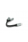 Переходник VEGGIEG TC-208 Type-C(M) => Jack 3.5mm(F)+Type-C(F), 5см, Silver / Black, Пакет