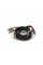 Кабель VEGGIEG AV301 Audio-Video 3хRCA (тато) => 3хRCA (тато), GOLD connector, круглий, Black, 1,5 м, Пакет