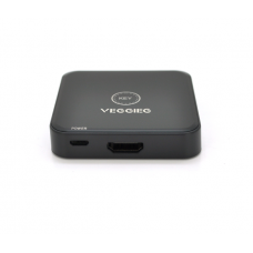 Перемикач двоскерований VEGGIEG V-HD01 HDMI2.0 з живлення через USB, підтримує 2Kx4K, 30Hz, Black, Box