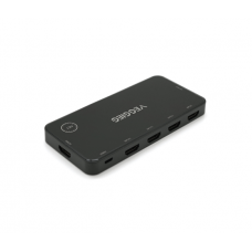 HDMI свич VEGGIEG V-HD05 4k x 2k, 5 x 1 портов, с USB-кабелем и пультом дистанционного управления, Black, Blister