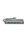 Хаб-конвертор VEGGIEG TC12 Type-C (тато) на Type-C (мама) + USB3.0*4(мама) + HDMI*2(мама) + VGA(мама) + SD / TF + RJ45, 10 см, Silver, Box