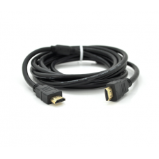 Кабель Ritar PL-HD94 HDMI-HDMI Ultra HD 1080P, 1.0m, v1,4, OD-7.3mm, с фильтром, круглый Black, коннектор Gold, Пакет