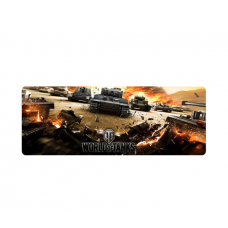 Коврик 300*700 тканевой World of Tanks-31, толщина 2 мм, OEM