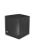 Шафа Merlion 18U, 600*450*897mm (Ш*Г*В)мм загартоване скло, чорна, сталь 1,2мм із замком (у розібраному вигляді!!!)
