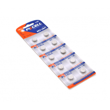 Батарейка щелочная PKCELL 1.5V AG3, 10 штук в блистере цена за блистер