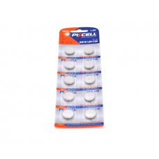 Батарейка щелочная PKCELL 1.5V AG10, 10 штук в блистере цена за блистер