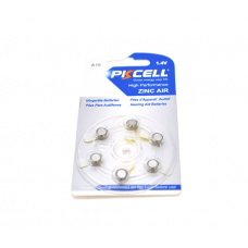Батарейка воздушно цинковая PKCELL 1.4V ZA10, 6 штук в блистере, цена за блистер