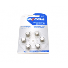 Батарейка воздушно цинковая PKCELL 1.4V ZA312, 6 штук в блистере, цена за блистер
