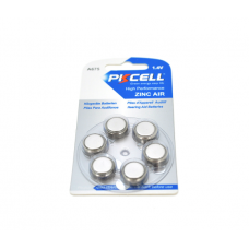 Батарейка воздушно цинковая PKCELL 1.4V ZA675, 6 штук в блистере, цена за блистер