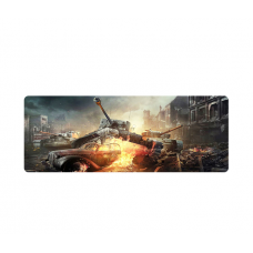 Коврик 300*700 тканевой World of Tanks-32, толщина 2 мм, OEM