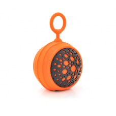 Колонки WAVE-110 Bluetooth 4.2, до 10m, 2х3W, 600mAh, ≥92dB, USB-micro, DC 5V, Black / Orange, BOX