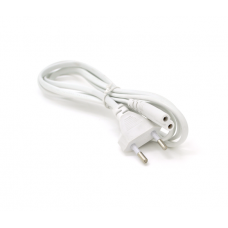 Кабель питания 1.5m, 0.5mm, PC-184 / 2 CEE7 / 16-C7 2 pin (для бытовой техники), White, OEM