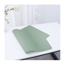Коврик 450*900 кожзам, двухсторонний, толщина 3 мм, Tea Green, BOX