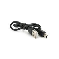 Кабель USB 2.0 (AM / Mini 5 pin) 0.4м, черный