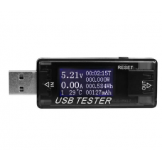 USB тестер Keweisi KWS-MX17 напряжения (4-30V) и тока (0-5A), Black