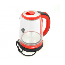 Электрический чайник BITEK BT-3110, с подсветкой, 2400W, 1.8L, Red